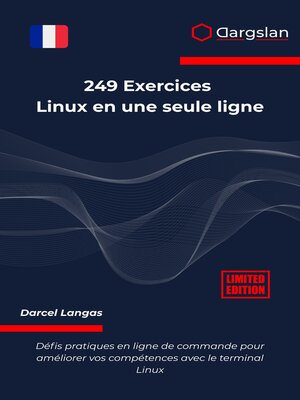 cover image of 249 Exercices Linux en une seule ligne